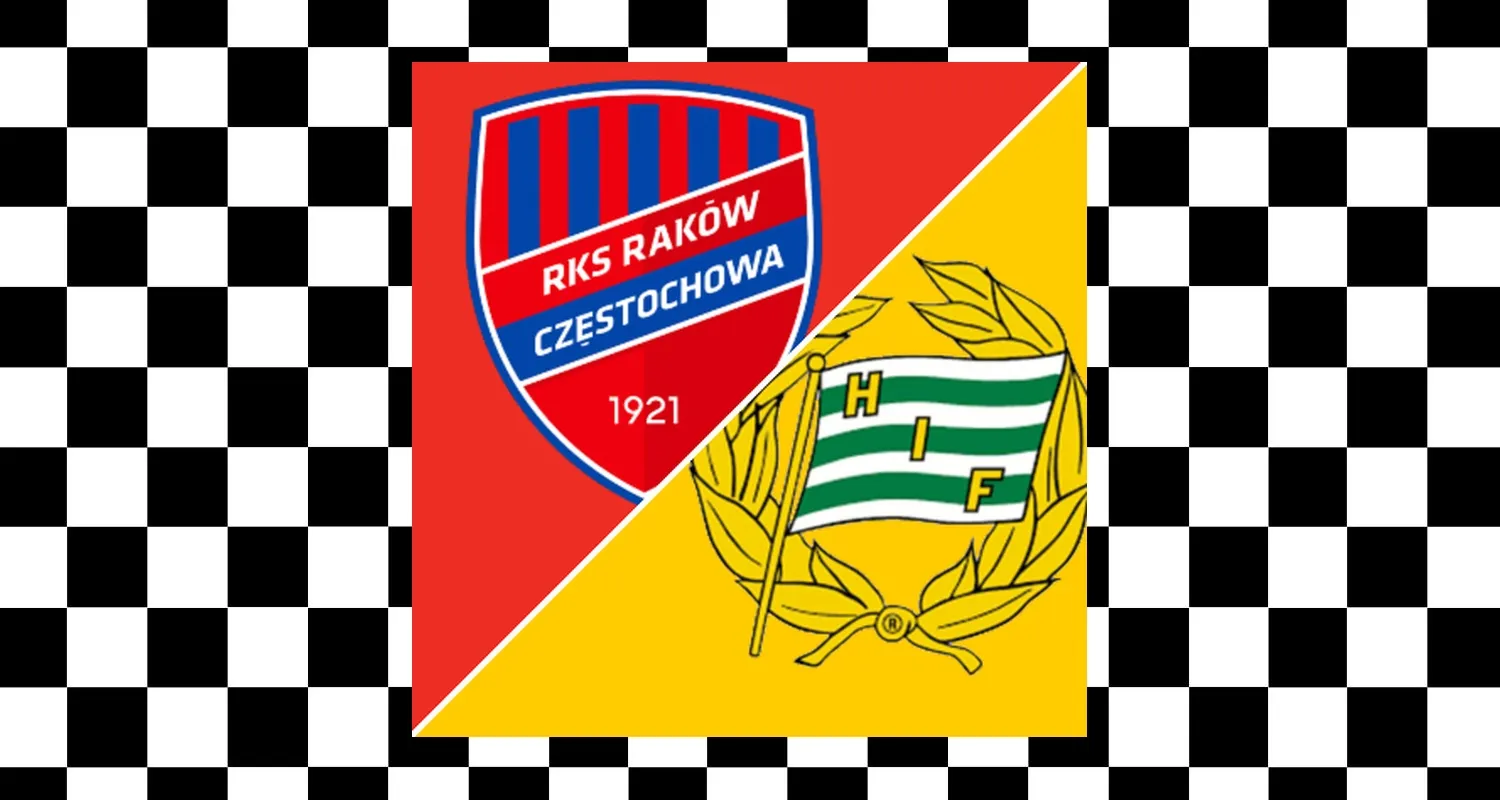 Pemain Raków Czestochowa dan Hammarby IF berduel ketat merebut bola di lapangan